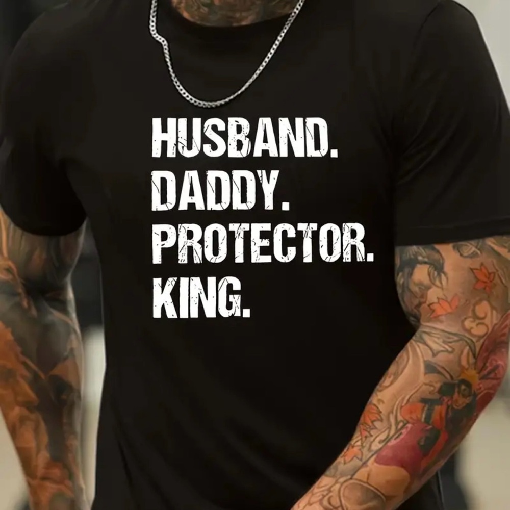 Black Graphic T-Shirt with a great message for all the good kings out there!
